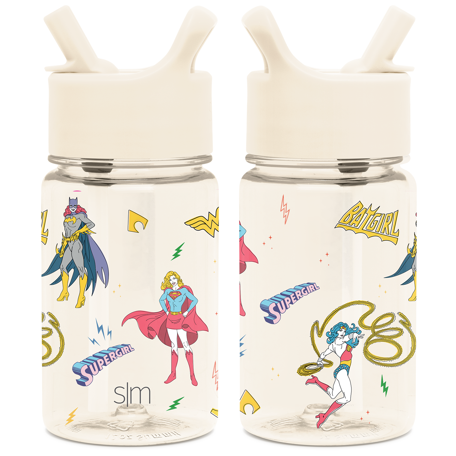 Summit Kids Plastic Water Bottle with Straw Lid